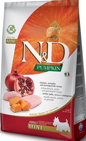 N&D Pumpkin Adult Mini Chicken & Pomegrante